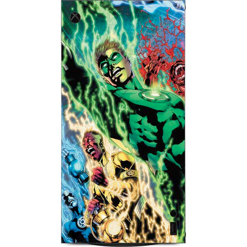 DC Comics Green Lantern Blackest Night Art work by Ivan Reis XBox Series X Digital Edition Console Skin
